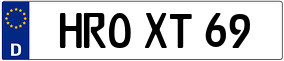 Truck License Plate